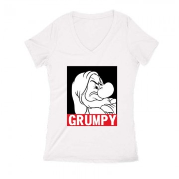 Grumpy Női V Kivágott póló