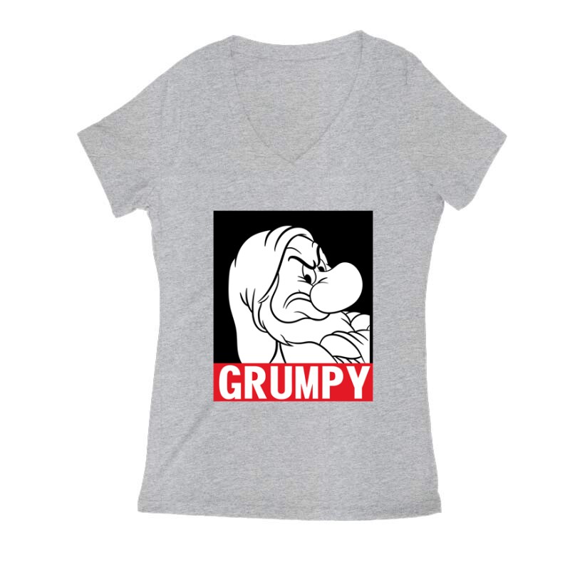 Grumpy Női V Kivágott póló
