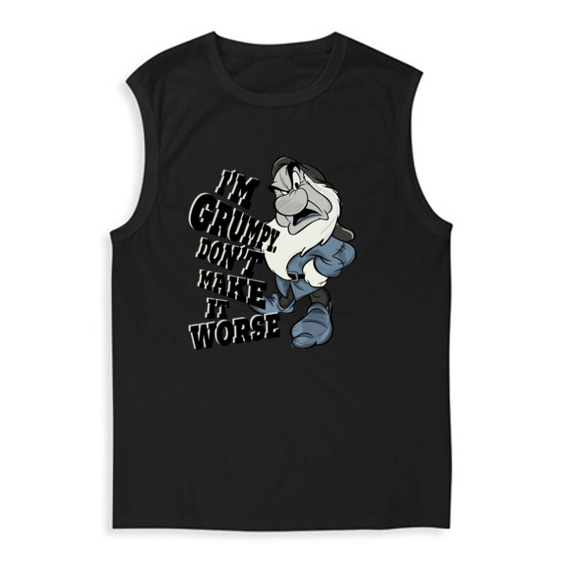 I'm Grumpy don't make it worse Férfi Trikó