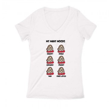 My many moods Női V Kivágott póló