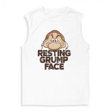 Resting Grumpy Face Férfi Trikó