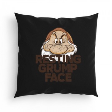 Resting Grumpy Face Párna
