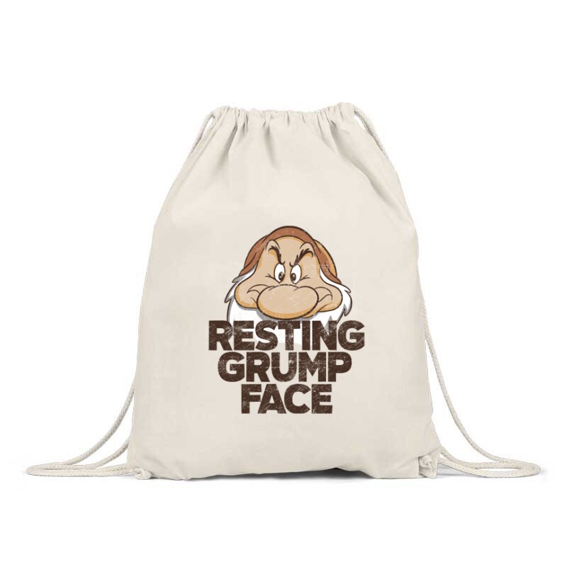 Resting  Grumpy Face Hátizsák
