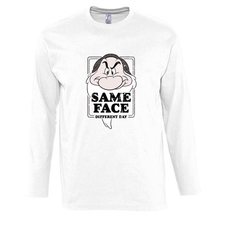Same face different day Hosszú Ujjú Póló