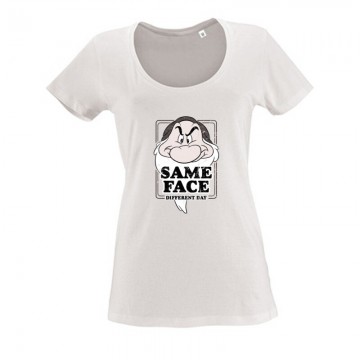 Same face different day Női O Nyakú Póló