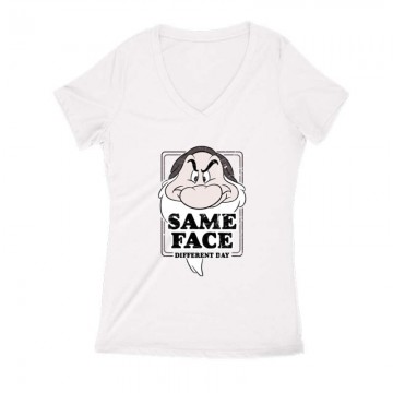 Same face different day Női V Kivágott póló