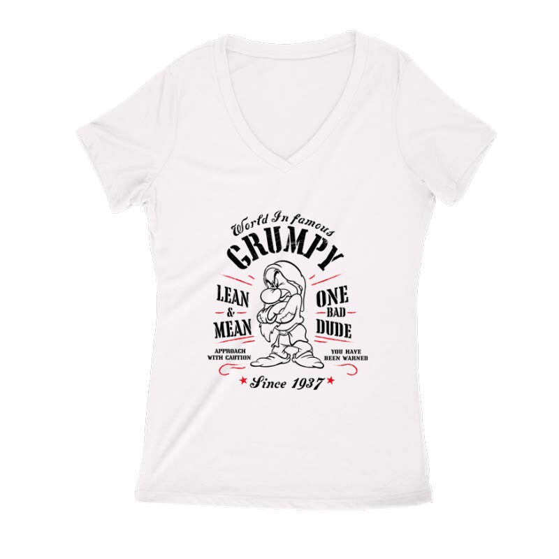 World in famous Női V Kivágott póló