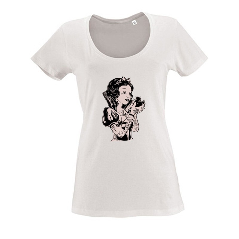 Snow white Női O Nyakú Póló