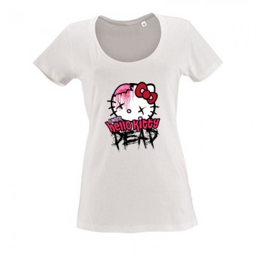 Hello Kitty Dead Női O Nyakú Póló