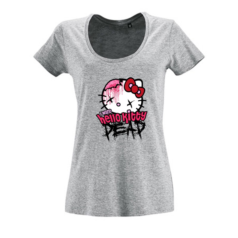 Hello Kitty Dead Női O Nyakú Póló