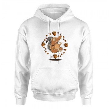 Scrat meditation Unisex Kapucnis Pulcsi