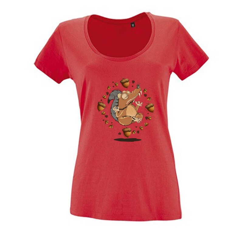 Scrat meditation Női O Nyakú Póló