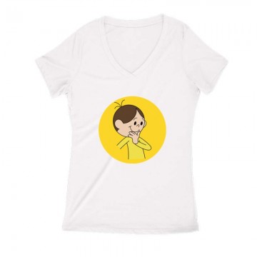 Bolka Női V Kivágott póló