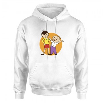 Lolka és bolka Unisex Kapucnis Pulcsi