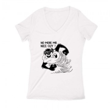 No more Mr. nice guy Női V Kivágott póló