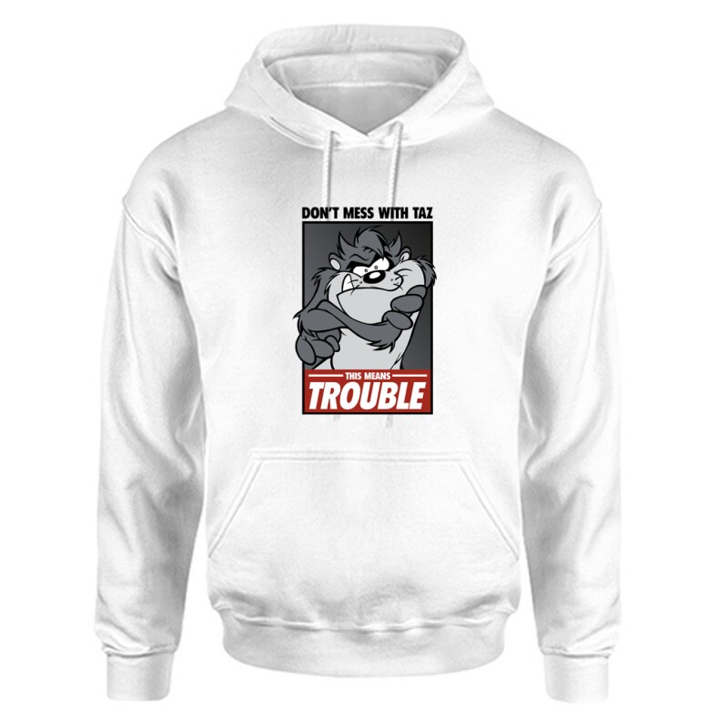 This means trouble Unisex Kapucnis Pulcsi