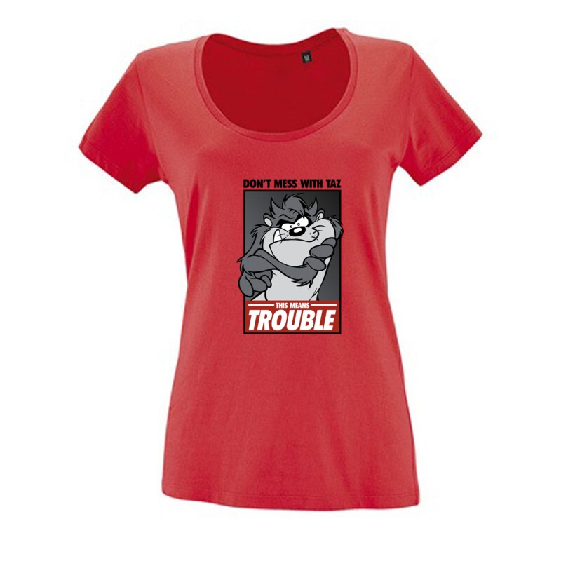 This means trouble Női O Nyakú Póló