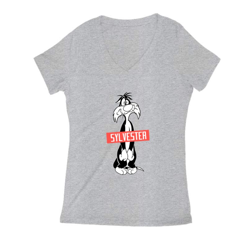 Sylvester 2 Női V Kivágott póló