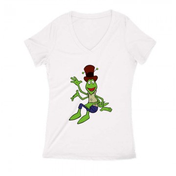 Flip a szöcske Női V Kivágott póló