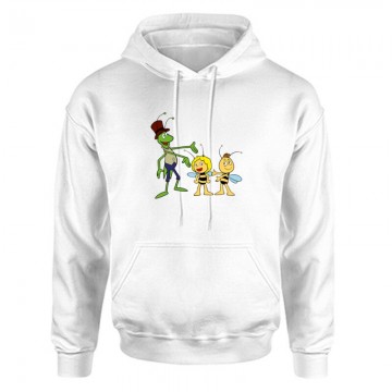 Maja Flip és Vili Unisex Kapucnis Pulcsi