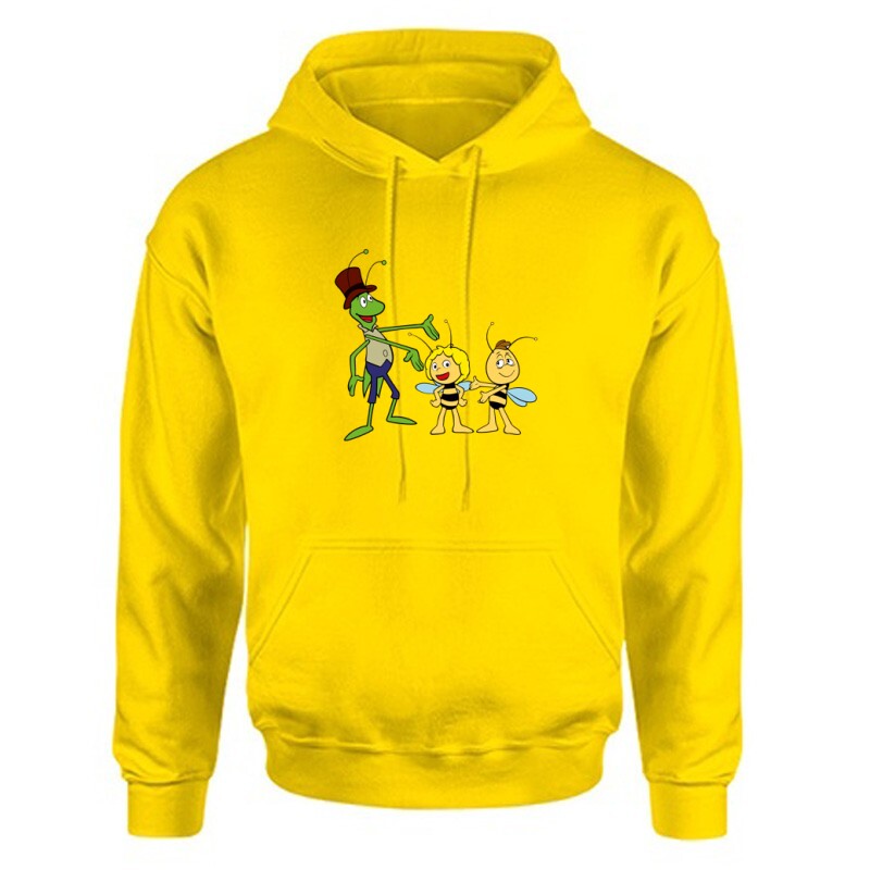 Maja Flip és Vili Unisex Kapucnis Pulcsi