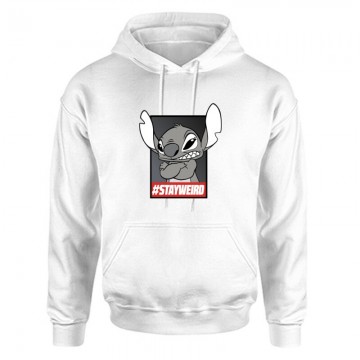 Stay Weird Unisex Kapucnis Pulcsi