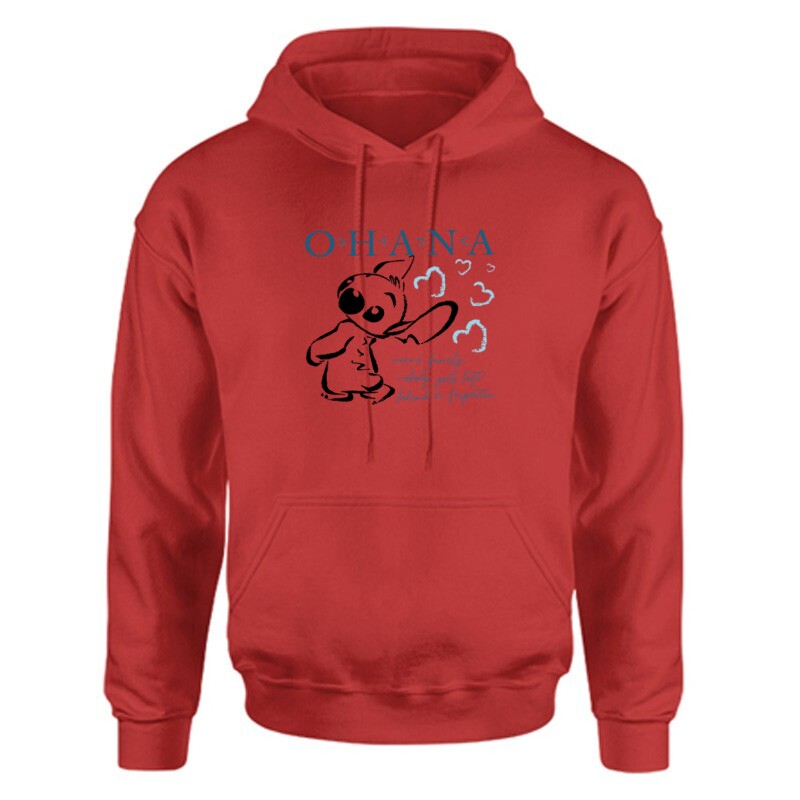 Ohana Stitch 2 Unisex Kapucnis Pulcsi