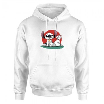 101 Stitch Unisex Kapucnis Pulcsi