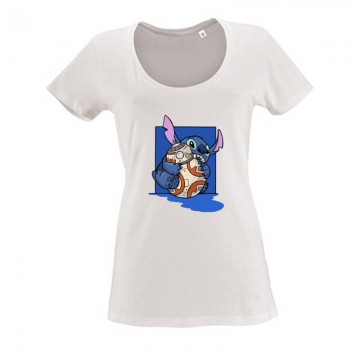 Stitch Star wars Női O Nyakú Póló