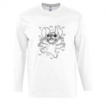Stitch Layout Hosszú Ujjú Póló