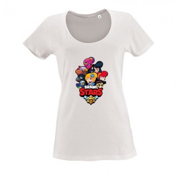 Brawl Stars Character Női O Nyakú Póló