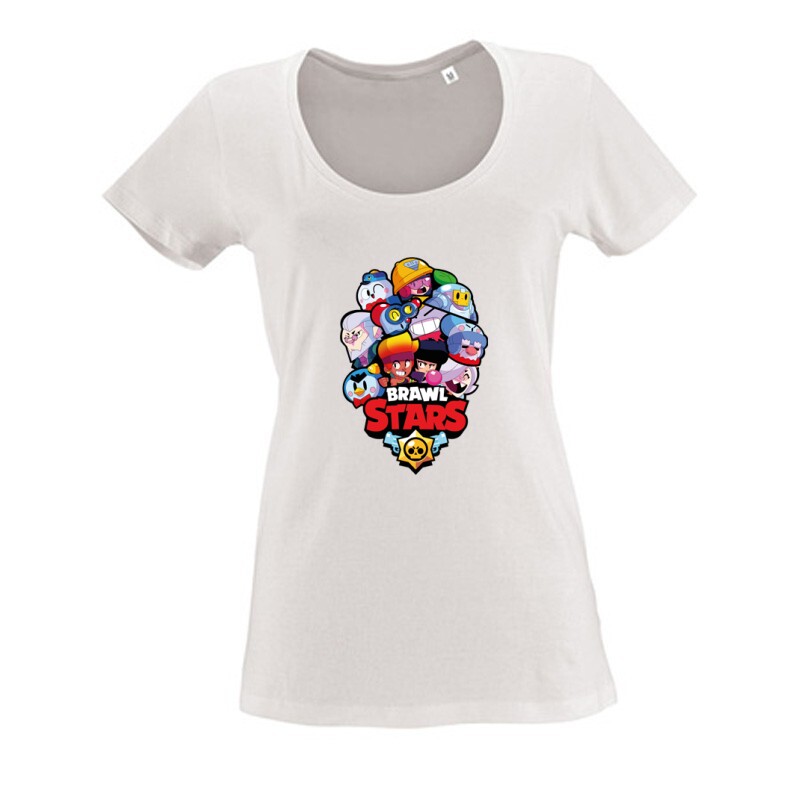 Brawl Stars Character 2 Női O Nyakú Póló