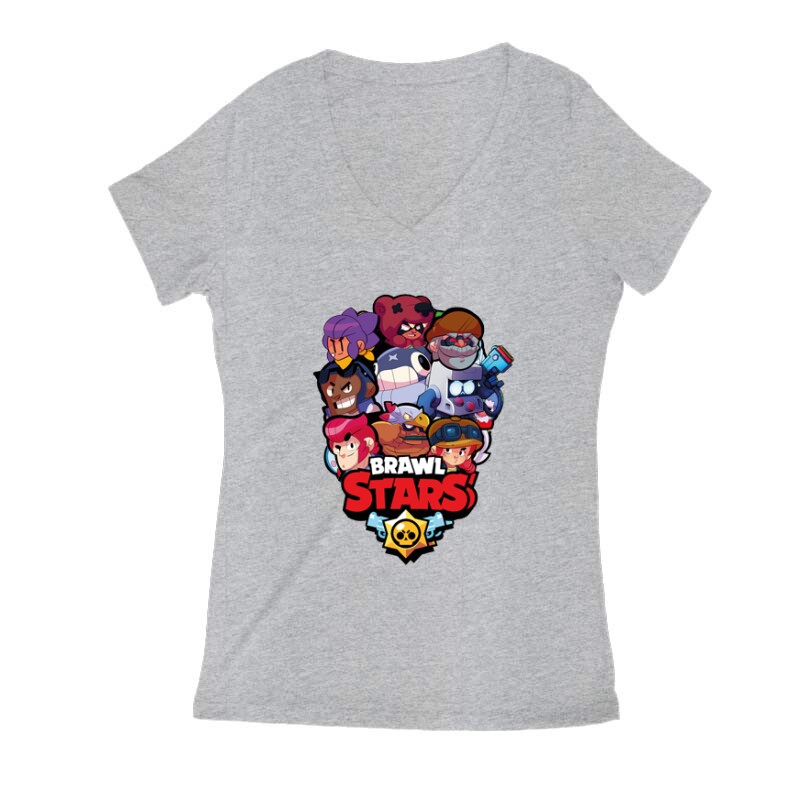 Brawl Stars Common Brawlers Női V Kivágott póló