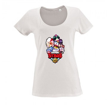 Chromatic Brawlers Női O Nyakú Póló