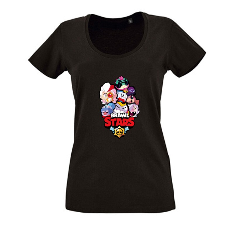 Chromatic Brawlers Női O Nyakú Póló