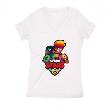 Brawl Stars Legendary Brawlers Női V Kivágott póló