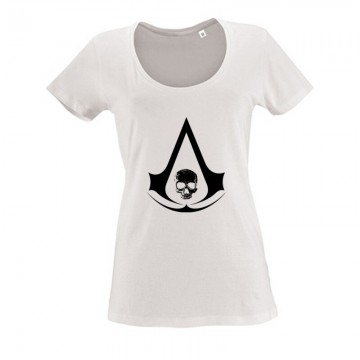 Assassins Creed 4 Black Flag Női O Nyakú Póló