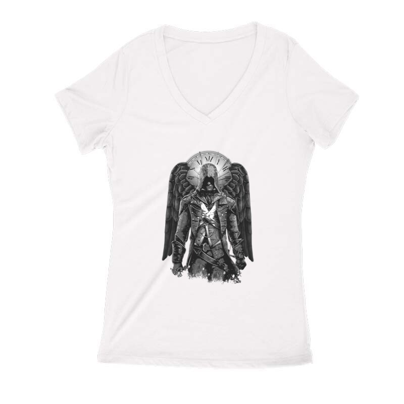 Assassins Creed Master Női V Kivágott póló