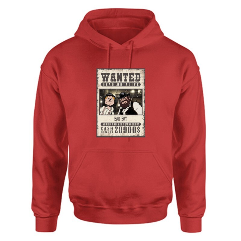 Bad Boy Wanted Unisex Kapucnis Pulcsi