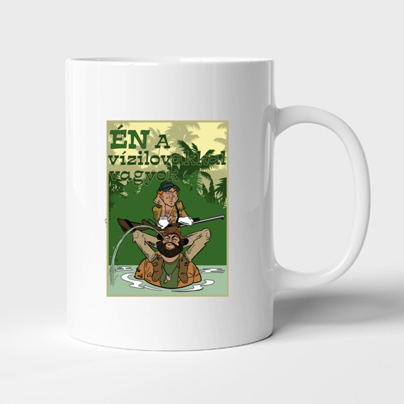 Én a vízilovakkal vagyok Bögre