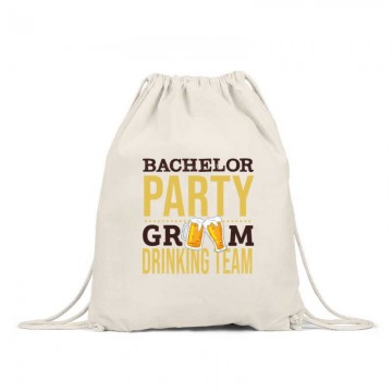 Bachelor Party Groom Drinking Team Hátizsák