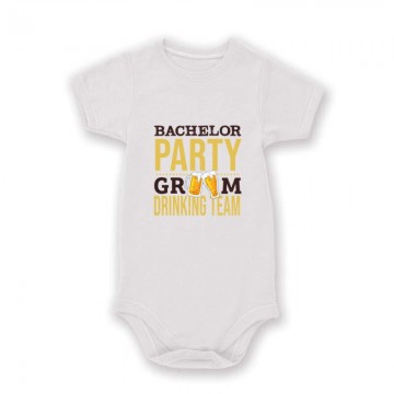 Bachelor Party Groom Drinking Team Baby Body