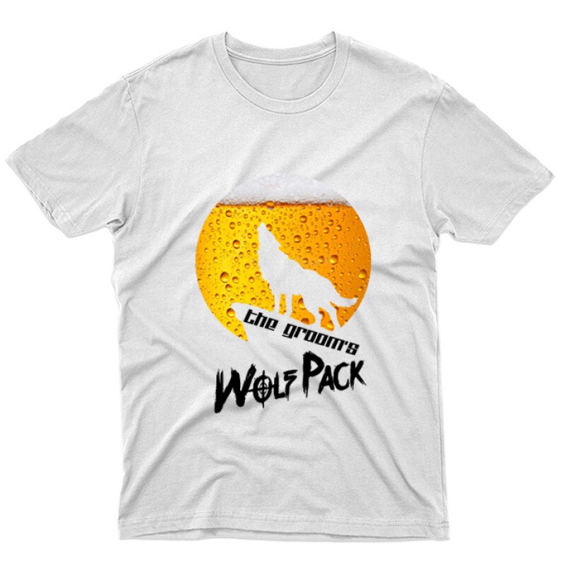 Groom's Wolf Pack Unisex Póló