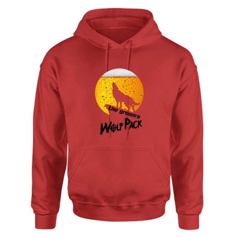 Groom's Wolf Pack Unisex Kapucnis Pulcsi