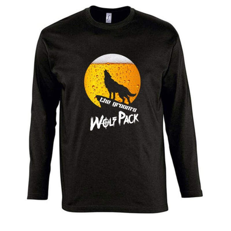 Groom's Wolf Pack Hosszú Ujjú Póló