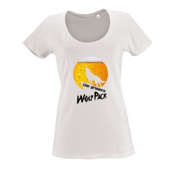 Groom's Wolf Pack Női O Nyakú Póló