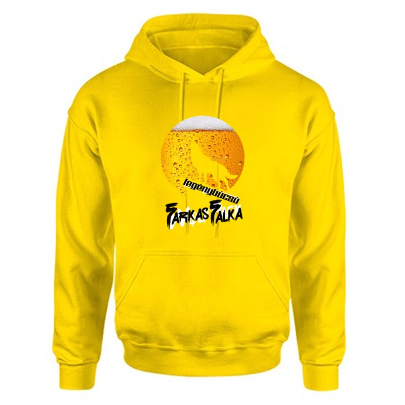 Legénybúcsú Farkasfalka Unisex Kapucnis Pulcsi