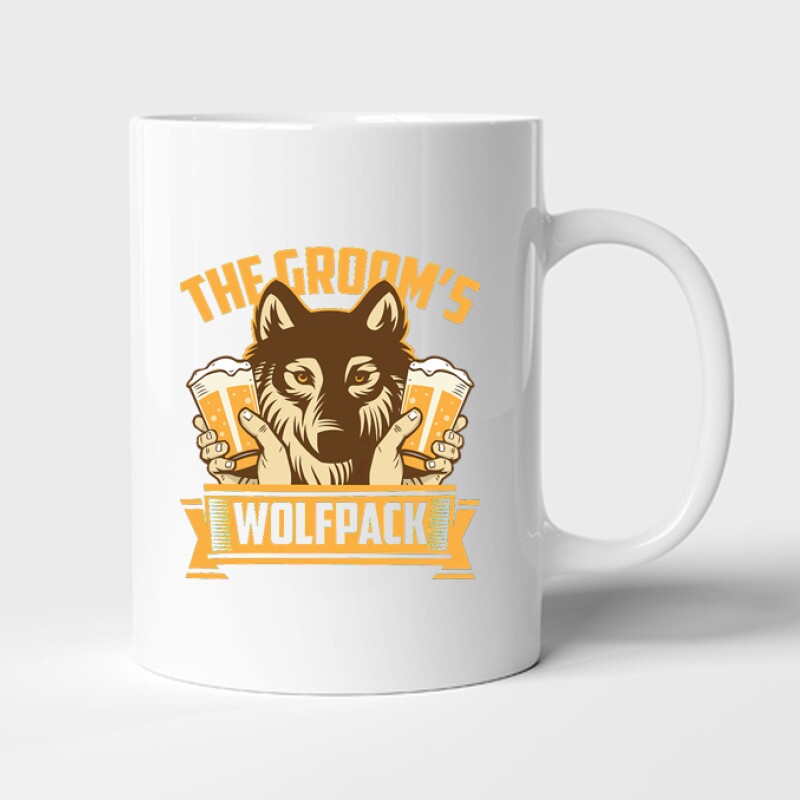 Groom's Wolfpack Bögre
