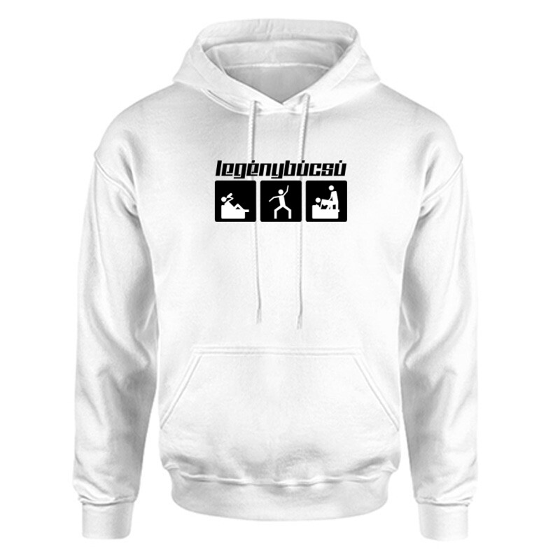 Legénybúcsú 3 Unisex Kapucnis Pulcsi