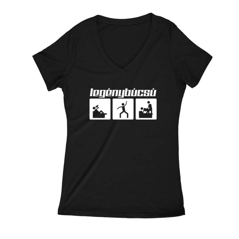 Legénybúcsú 3 Női V Kivágott póló